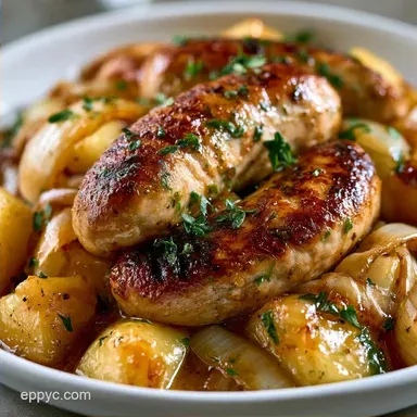 Apple Chicken Sausage in 30 Minutes