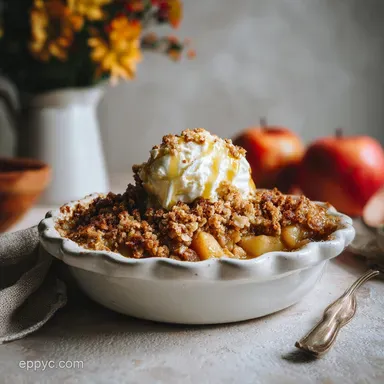 Apple Crisp Recipe Without Oats: Crispy Baked Recipe Card
