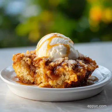 Apple Dump Cake Recipe in 1 Hour Recipe Card