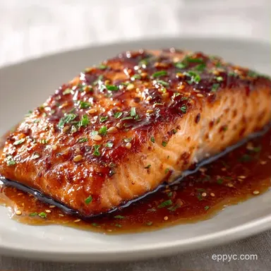 Asian Pan Seared Salmon in 15 Minutes Recipe Card