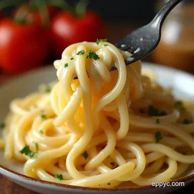 The Best Authentic Fettuccine Alfredo Sauce Recipe No Cream Recipe Card