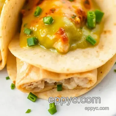 Easy & Juicy Bake Chicken Enchiladas Verde Delight: My Family's Favorite Recipe Recipe Card