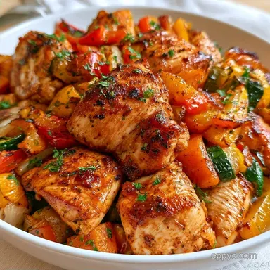 Baked Chicken Meal Prep Bowl for 4