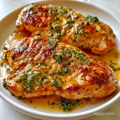 Garlic Herb Butter Baked Chicken for 4