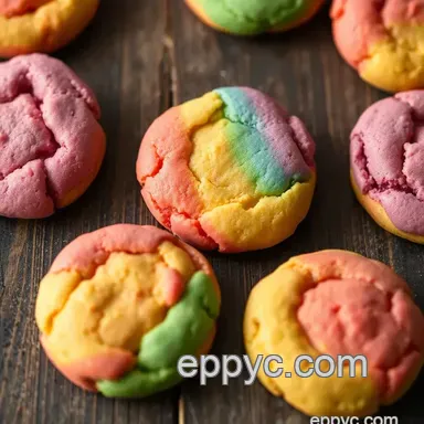 How to Bake Colorful Cookies: Fun Rainbow Treats for Everyone! Recipe Card
