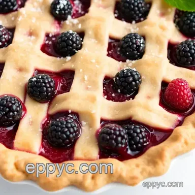 Easy & Juicy Bake Goumi Berry Pie: Sweet & Delicious - My Family Favorite Recipe Card