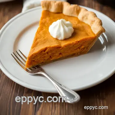 Deliciously Easy Bake Sweet Potato Pie - A Comforting Delight Recipe Card