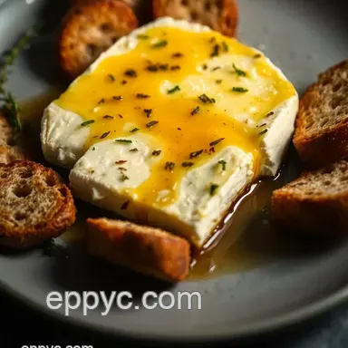 Easy & Juicy Baked Feta with Honey: My Go-To Herb Glazed Delight Recipe Card