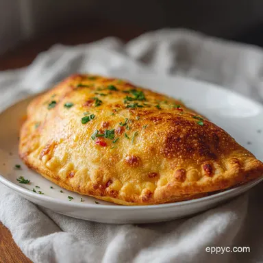Baked Stromboli Recipe with Genoa Salami for 6 Servings