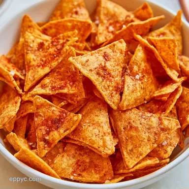 Baked Tortilla Chips Recipe in 20 Min Recipe Card