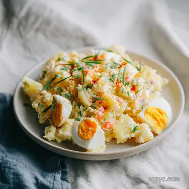 Best Potato Salad Recipe with Hard Eggs in 35 Min