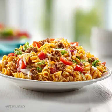 Big Mac Pasta Salad with Creamy Dressing for 8 Servings