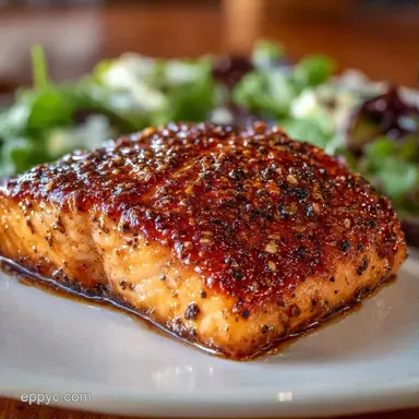Black Pepper Salmon Glaze in 17 Minutes Recipe Card
