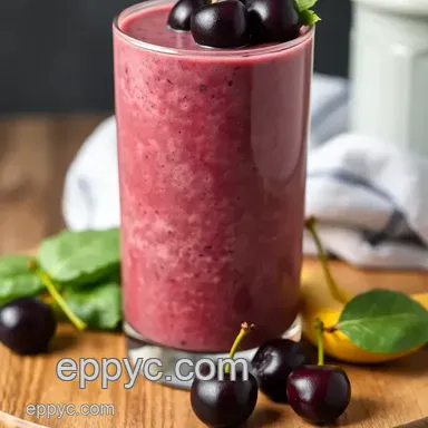 Best Black Cherry Smoothie - Healthy & Creamy: 10-Minute Recipe! Recipe Card
