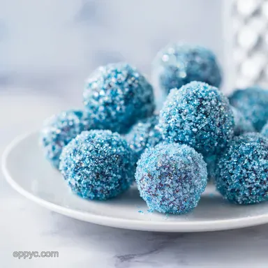 Blue Christmas Truffles in 20 Minutes