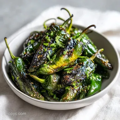 Bobby Flay Stuffed Poblano Peppers Recipe for 4 Servings Recipe Card