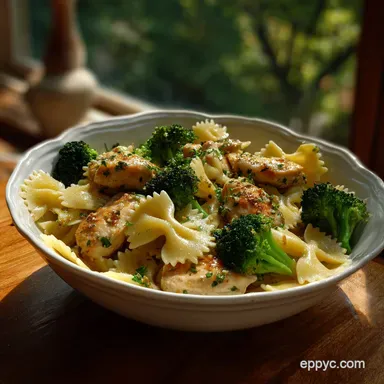 Bow Tie Pasta in 25 Minutes Recipe Card