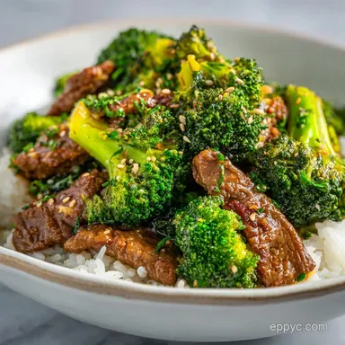 Beef Broccoli Recipe Ready in 30 Min: Tender Steak Recipe Card