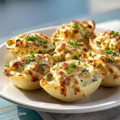 Stuffed Shells Recipe with Meat for 7 Servings Recipe Card