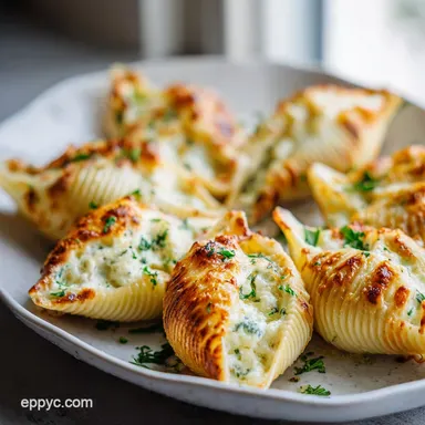 Stuffed Shells Recipe with Meat for 7 Servings