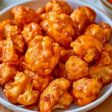 Crispy Buffalo Cauliflower Wings Recipe Card