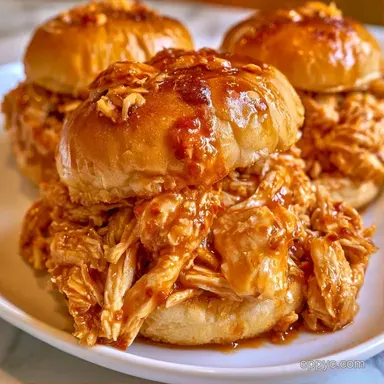 Buffalo Chicken Sliders with Cream Cheese Recipe Card