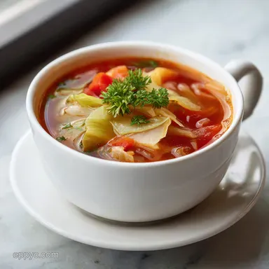 Cabbage Soup: Simple Homemade in 45 Minutes Recipe Card