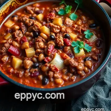 Ultimate Campfire Chili with Ground Beef in Dutch Oven: A Hearty Must-Try! Recipe Card