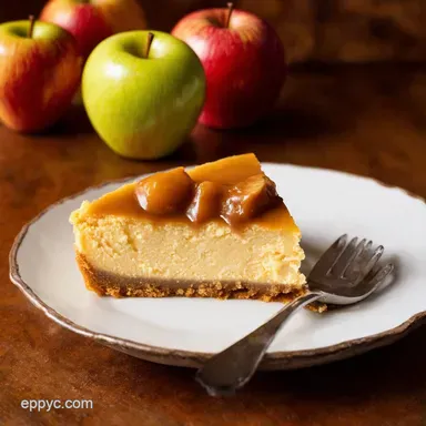 Caramel Apple Cheesecake Autumns Greatest Hits Recipe Card