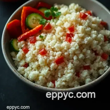Delicious Cauliflower Rice Bowl: The Ultimate Quinoa Substitute! Recipe Card
