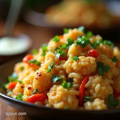 The Best Veggie Fried Rice with Cauliflower Under 35 Mins Recipe Card