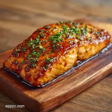 Cedar Plank Glazed Salmon for 4 Servings