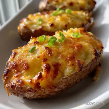 Twice Baked Potato Recipe: The Ultimate Creamy, Cheesy Side Recipe Card