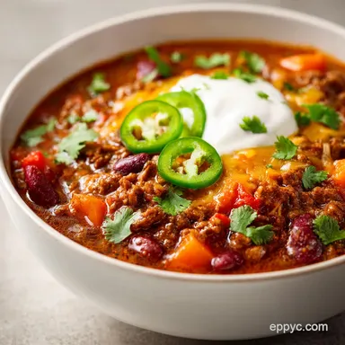 Chef Shine s Amazing Chili Recipe Slow Cooker Recipe Card