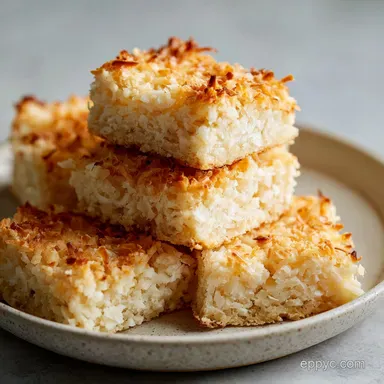 Chewy Coconut Bars in 40 Minutes Recipe Card