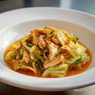 Egg Roll Bowl with Chicken and Cabbage in 17 Minutes