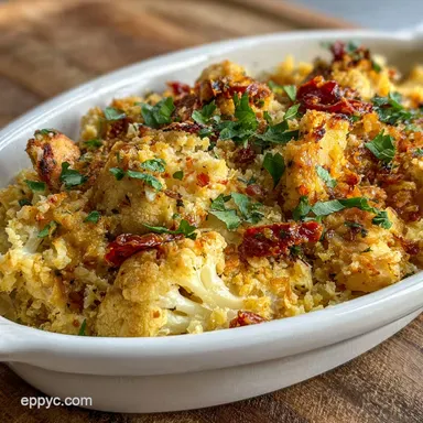 Chicken Cauliflower Rice Casserole: 40 Min Recipe Card