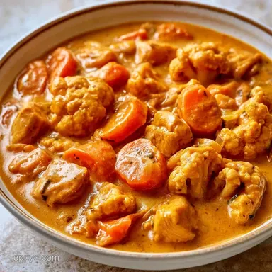 Chicken Curry Freezer Meal Prep Recipe Card