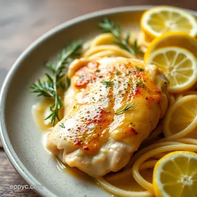 Chicken Francese: My Quick & Easy Lemon Butter Recipe! Recipe Card