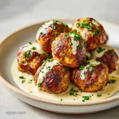 Chicken Kofta with Garlic Yogurt Sauce for 4 Recipe Card