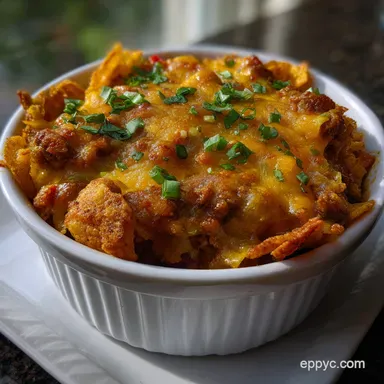 Chili Cheese Fritos: Quick Chili Cheese Fritos Bake Recipe Card