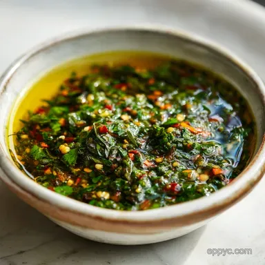 Chimichurri Sauce Recipe in 10 Minutes Recipe Card
