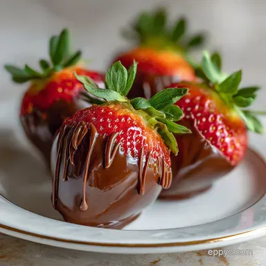 Chocolate Covered Strawberries in 50 Minutes Recipe Card