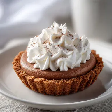 Chocolate Mousse Pie: No-Bake Oreo Crust Recipe Card