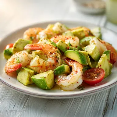 Citrus Shrimp Avocado Salad in 15 Minutes Recipe Card