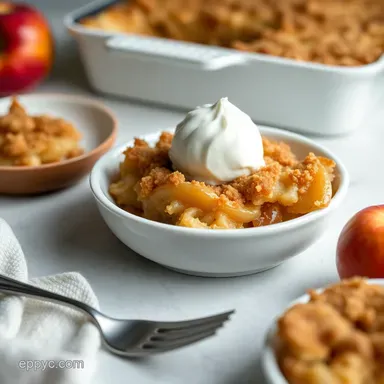Classic Apple Crumble: A Taste of Home | My Easy Recipe Recipe Card