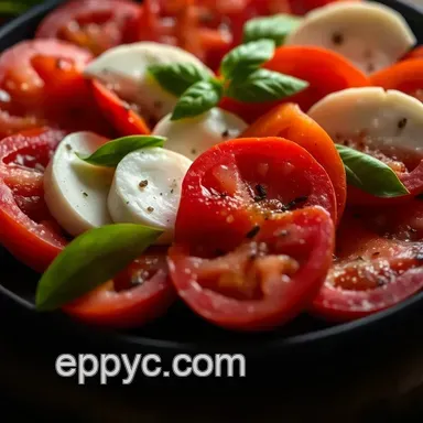 Classic Caprese Salad: A Taste of Italy Done Right Recipe Card
