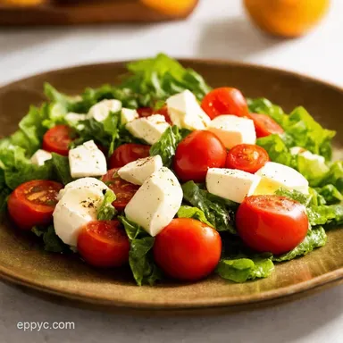 Classic caprese salad recipe Italian Summer on a Plate Recipe Card