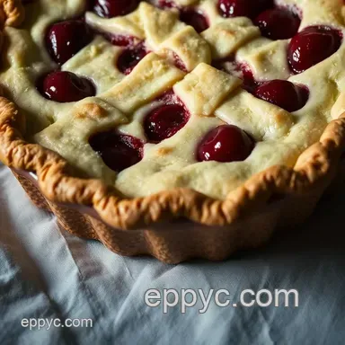 Classic Cherry Pie Recipe: A Family Favorite with a Flaky Crust Recipe Card