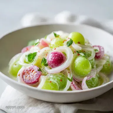 Creamy Grape Salad with Cream Cheese in 20 Minutes Recipe Card